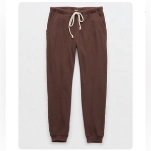 Aerie Cozy Waffle Jogger